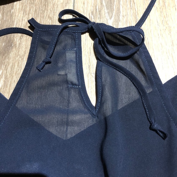 SUPER B -WOMEN'S NAVY BLUE DRESS SIZE LARGE - Picture 3 of 5